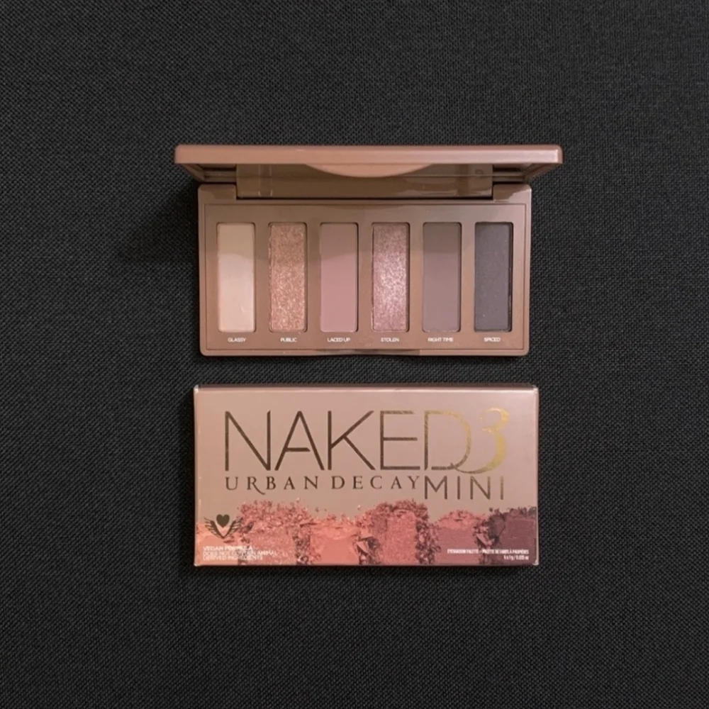 Urban Decay Naked3 mini soft pink eyeshadow palette